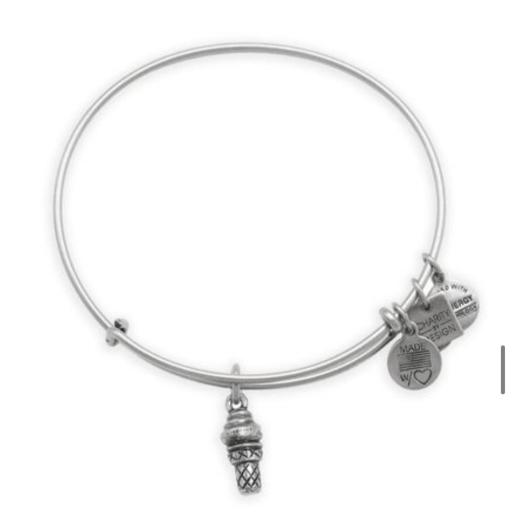 RETIRED Alex & Ani Ice Cream Cone Bracelet